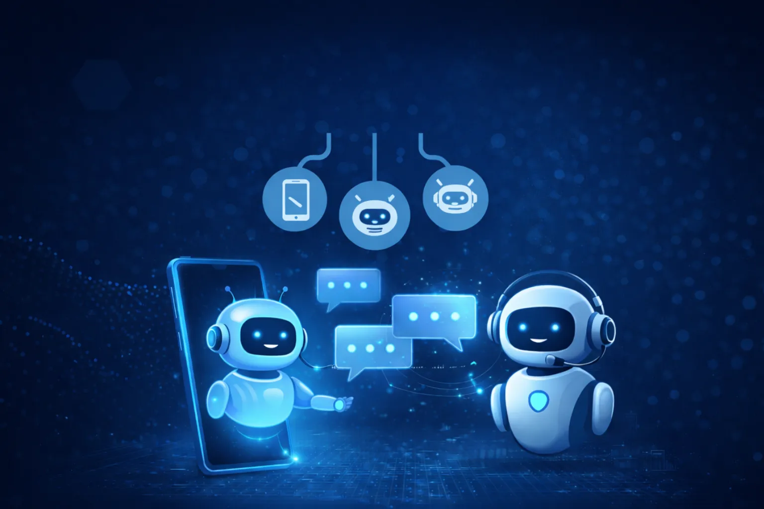 AI-powered phone and chat bot interface